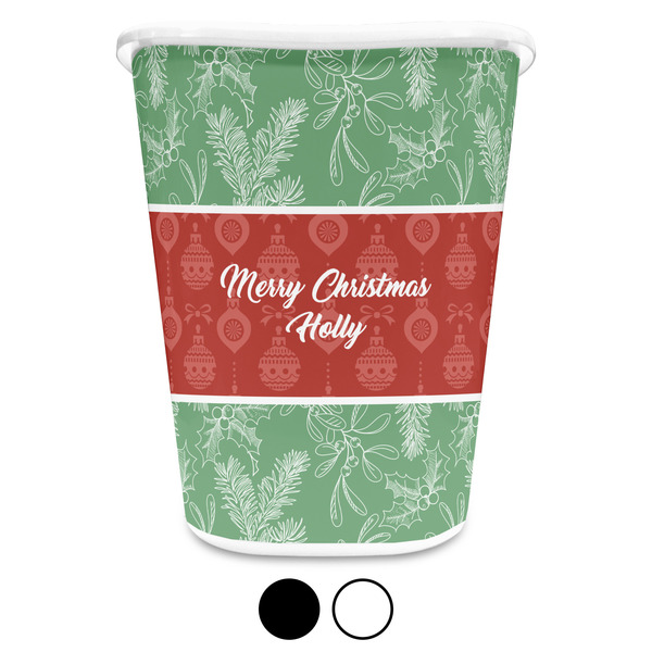 Christmas Holly Trash Can Aggregate