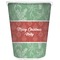 Christmas Holly Trash Can White