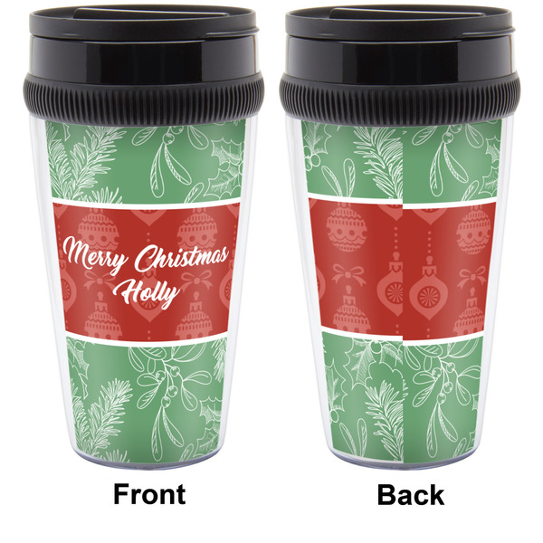 Christmas Holly Travel Mug Approval (Personalized)