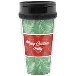 Christmas Holly Acrylic Travel Mug without Handle (Personalized)