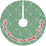 Christmas Holly Tree Skirt (Personalized)