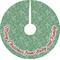 Christmas Holly Tree Skirt (Personalized)