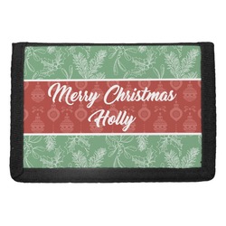 Christmas Holly Trifold Wallet (Personalized)