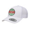Christmas Holly Trucker Hat - White (Personalized)
