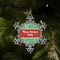 Christmas Holly Vintage Snowflake - (LIFESTYLE)