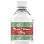 Christmas Holly Water Bottle Labels - Custom Sized (Personalized)