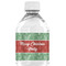 Christmas Holly Water Bottle Label - Single Front