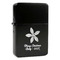 Christmas Holly Windproof Lighters - Black - Front/Main