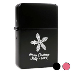 Christmas Holly Windproof Lighter (Personalized)