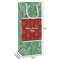 Christmas Holly Wine Gift Bag - Dimensions