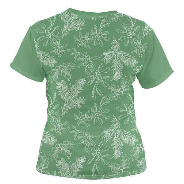 Christmas Holly Women's T-shirt Back