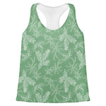 Christmas Holly Womens Racerback Tank Top - Large