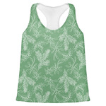 Christmas Holly Womens Racerback Tank Top