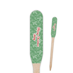 Christmas Holly Paddle Wooden Food Picks (Personalized)