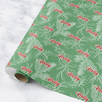 Christmas Holly Wrapping Paper Roll - Small (Personalized)