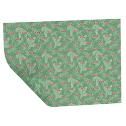 Christmas Holly Wrapping Paper Sheets - Double-Sided - 20" x 28" (Personalized)