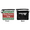 Christmas Holly Wristlet ID Cases - Front & Back