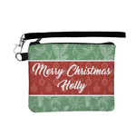 Christmas Holly Wristlet ID Case w/ Name or Text