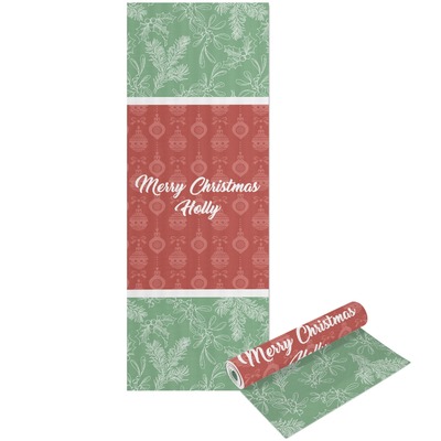 Christmas Holly Yoga Mat - Printable Front and Back (Personalized)