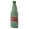 Christmas Holly Zipper Bottle Cooler - ANGLE (bottle)