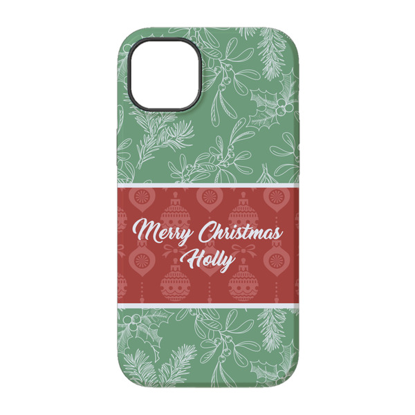 Christmas Holly iPhone 14 Tough Case - Back