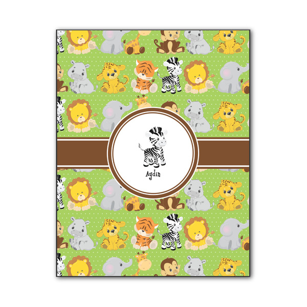 Custom Safari Wood Print - 11x14 (Personalized)