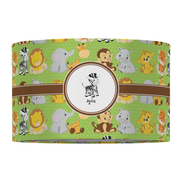 Safari 12" Drum Lampshade - FRONT (Fabric)