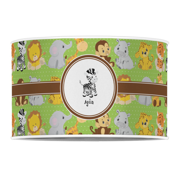 Safari 12" Drum Lampshade - FRONT (Poly Film)