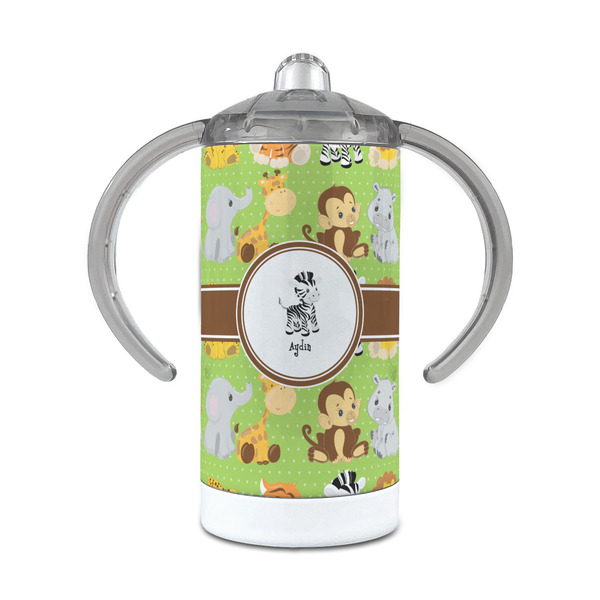 Custom Safari 12 oz Stainless Steel Sippy Cup (Personalized)
