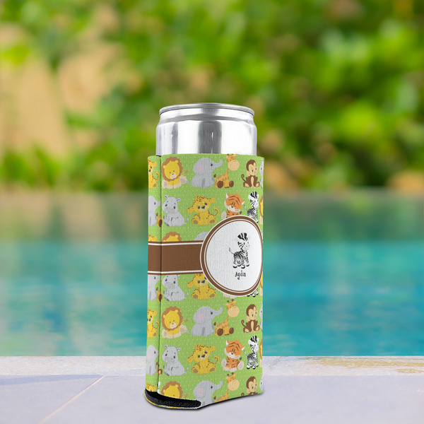 Safari Can Cooler - Tall 12oz - In Context
