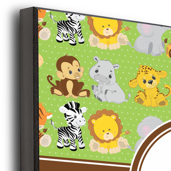 Safari 12x12 Wood Print - Closeup