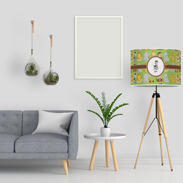 Safari 16" Drum Lampshade - LIFESTYLE