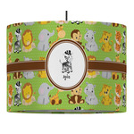 Safari 16" Drum Pendant Lamp - Fabric (Personalized)