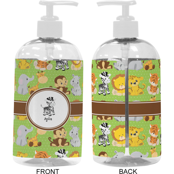 Safari 16 oz Plastic Liquid Dispenser- Approval- White