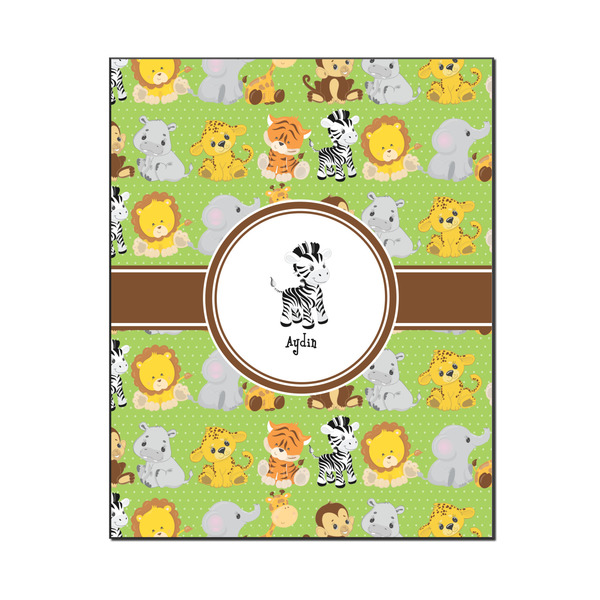 Custom Safari Wood Print - 16x20 (Personalized)