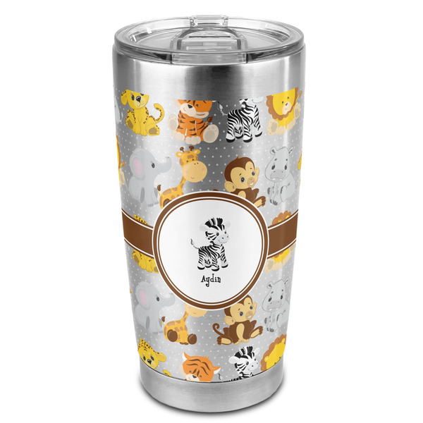 Custom Safari 20oz Stainless Steel Double Wall Tumbler - Full Print (Personalized)