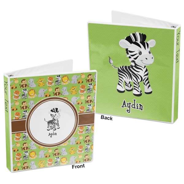 Safari 3-Ring Binder Front and Back