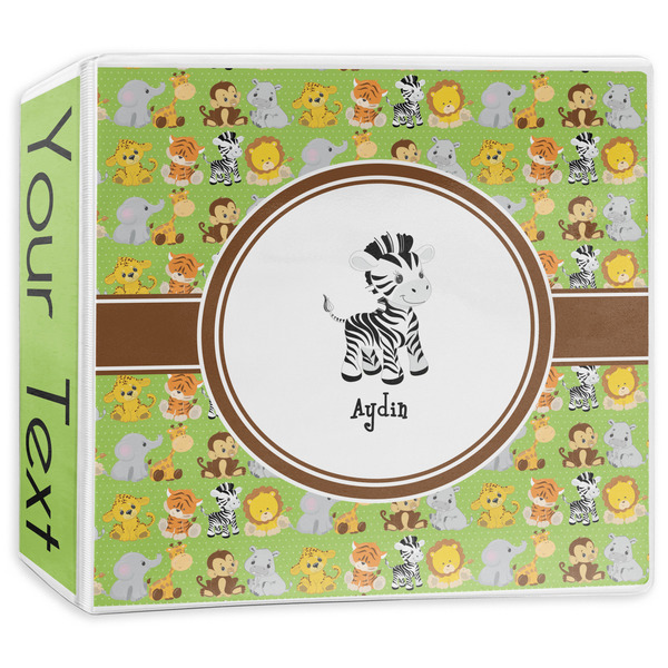 Custom Safari 3-Ring Binder - 3 inch (Personalized)