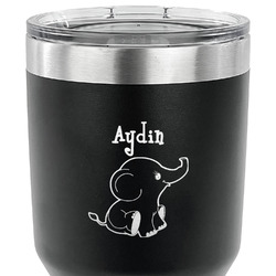 Safari 30 oz Stainless Steel Tumbler - Black - Double Sided (Personalized)