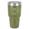 Safari 30 oz Stainless Steel Tumbler - Olive - Single-Sided (Personalized)