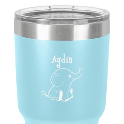 Safari 30 oz Stainless Steel Tumbler - Teal - Single-Sided (Personalized)