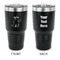 Safari 30 oz Stainless Steel Ringneck Tumblers - Black - Double Sided - APPROVAL
