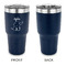 Safari 30 oz Stainless Steel Ringneck Tumblers - Navy - Single Sided - APPROVAL