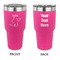 Safari 30 oz Stainless Steel Tumbler - Pink - Double Sided (Personalized)