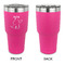 Safari 30 oz Stainless Steel Ringneck Tumblers - Pink - Single Sided - APPROVAL