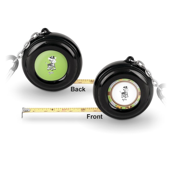 Safari 6-Ft Pocket Tape Measure with Carabiner Hook - Front and Back