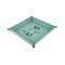 Safari 6" x 6" Teal Leatherette Snap Up Tray - CHILD MAIN