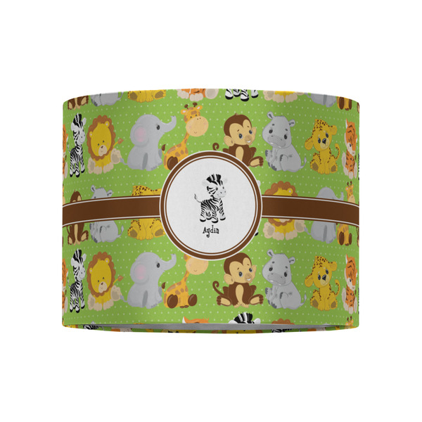 Safari 8" Drum Lampshade - FRONT (Fabric)