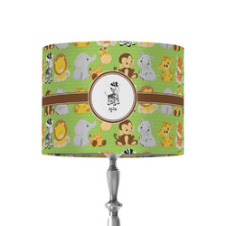 Safari 8" Drum Lamp Shade - Fabric (Personalized)