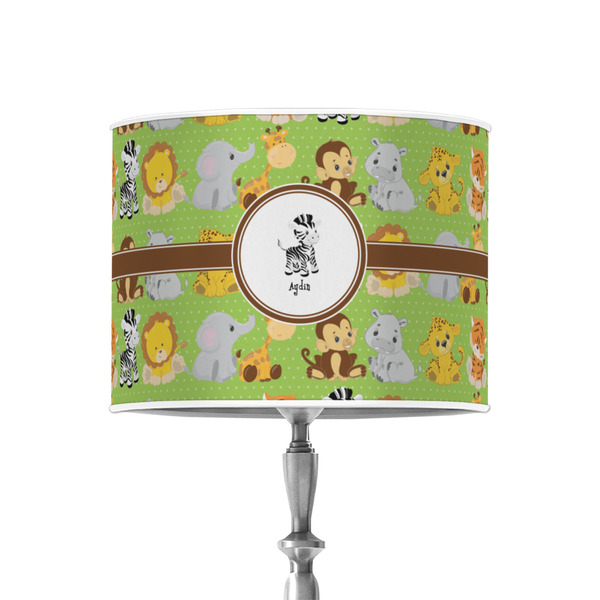 Safari 8" Drum Lampshade - ON STAND (Poly Film)